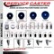 Service Caster 3.5'' SS Solid Poly Swivel 3/4'' Expanding Stem Caster with Brake SCC-SSEX20S3514-SPUS-TLB-34 - alternate 4